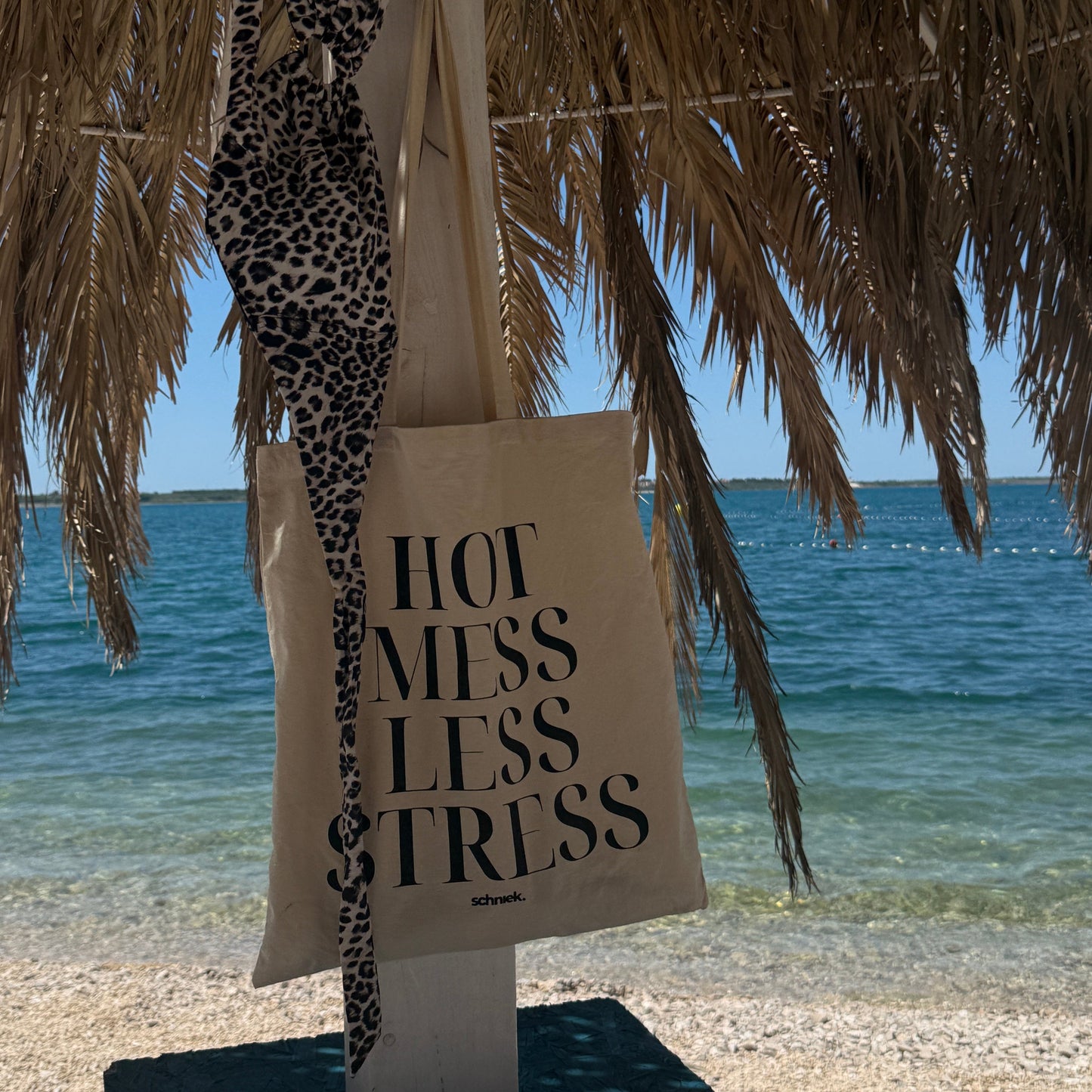 Hot Mess Less Stress Tote Bag